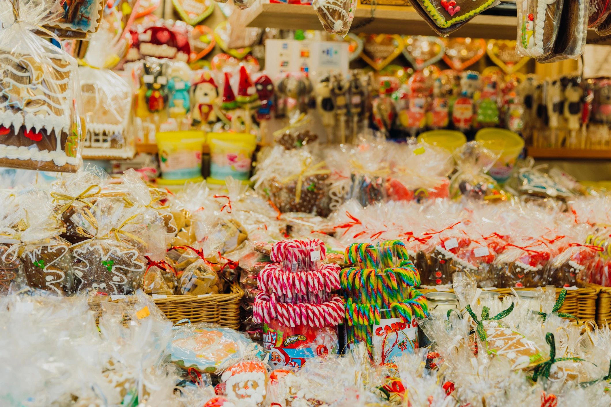 Colorful gift and souvenir display