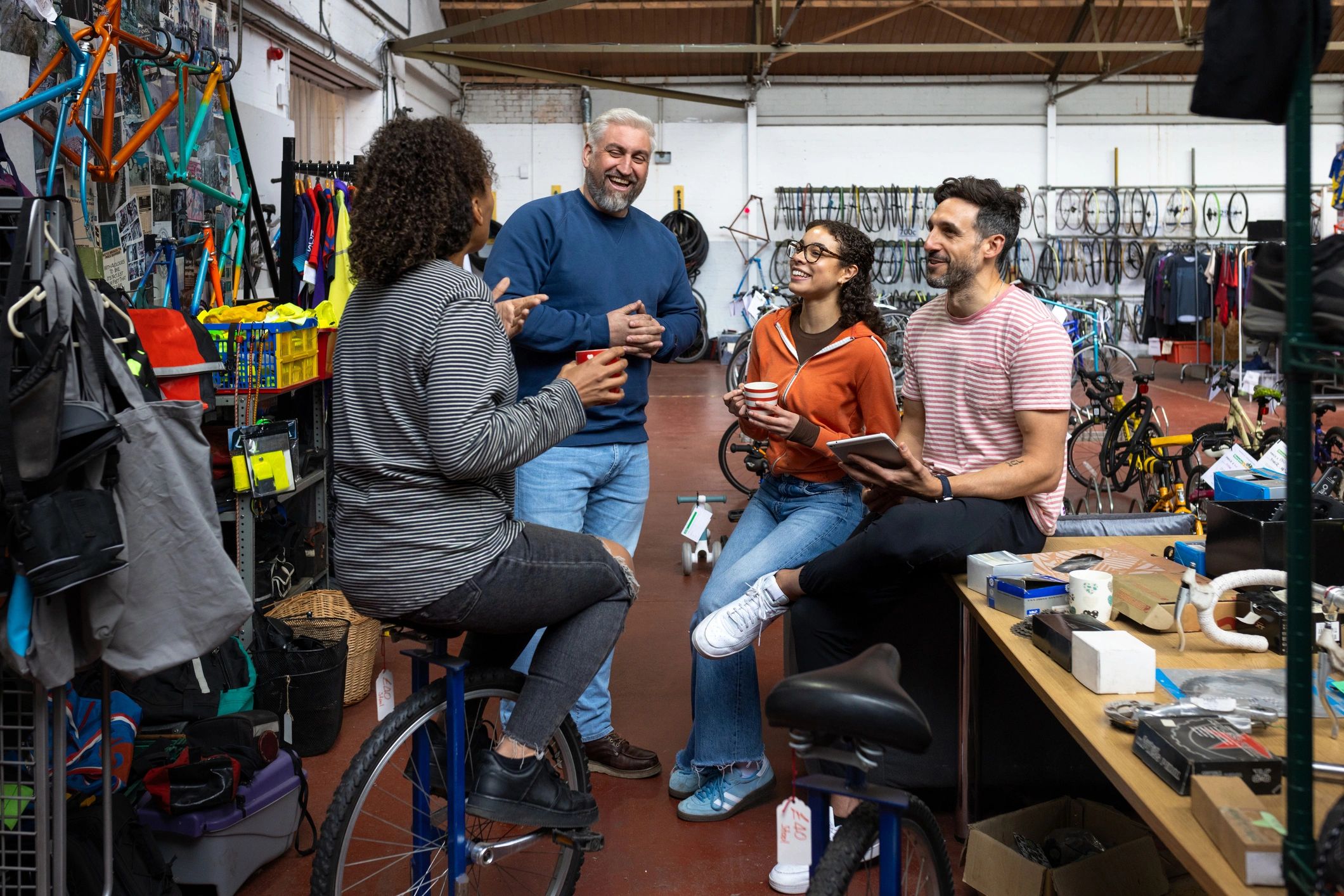 Community team collaborating in a nonprofit setting